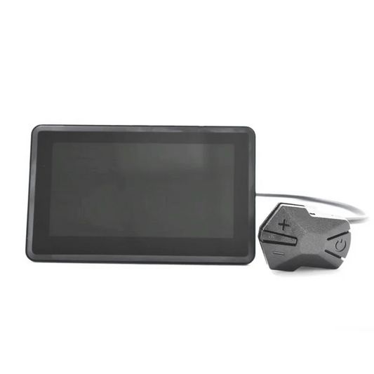 Pantalla LCD para bicicleta eléctrica H6C, medidor de 24 V-60 V, panel LCD a color con USB UART para bicicleta eléctrica (5 pines)