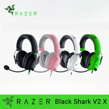 Auriculares con cable para juegos Razer BlackShark V2 X 2023: sonido envolvente 7.1, juegos para PS4, PS5, Nintendo Switch, Xbox