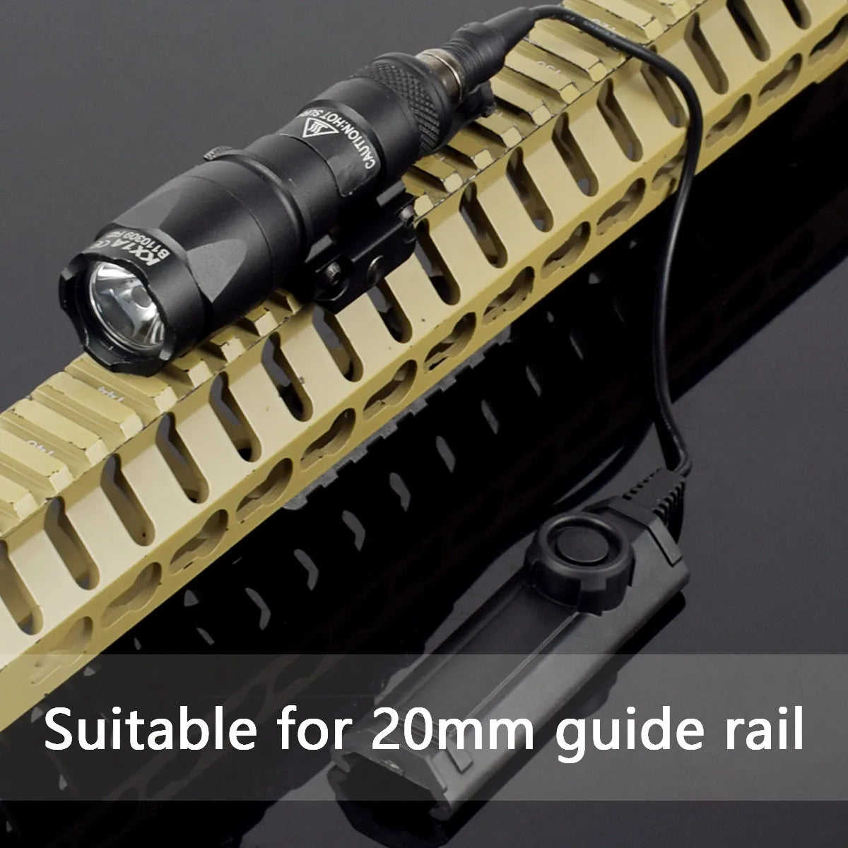 Linterna táctica Surefire M300 M300A MINI Scout para rifle de caza, luz LED, arma de Airsoft, linterna para pistola AR15 HK416