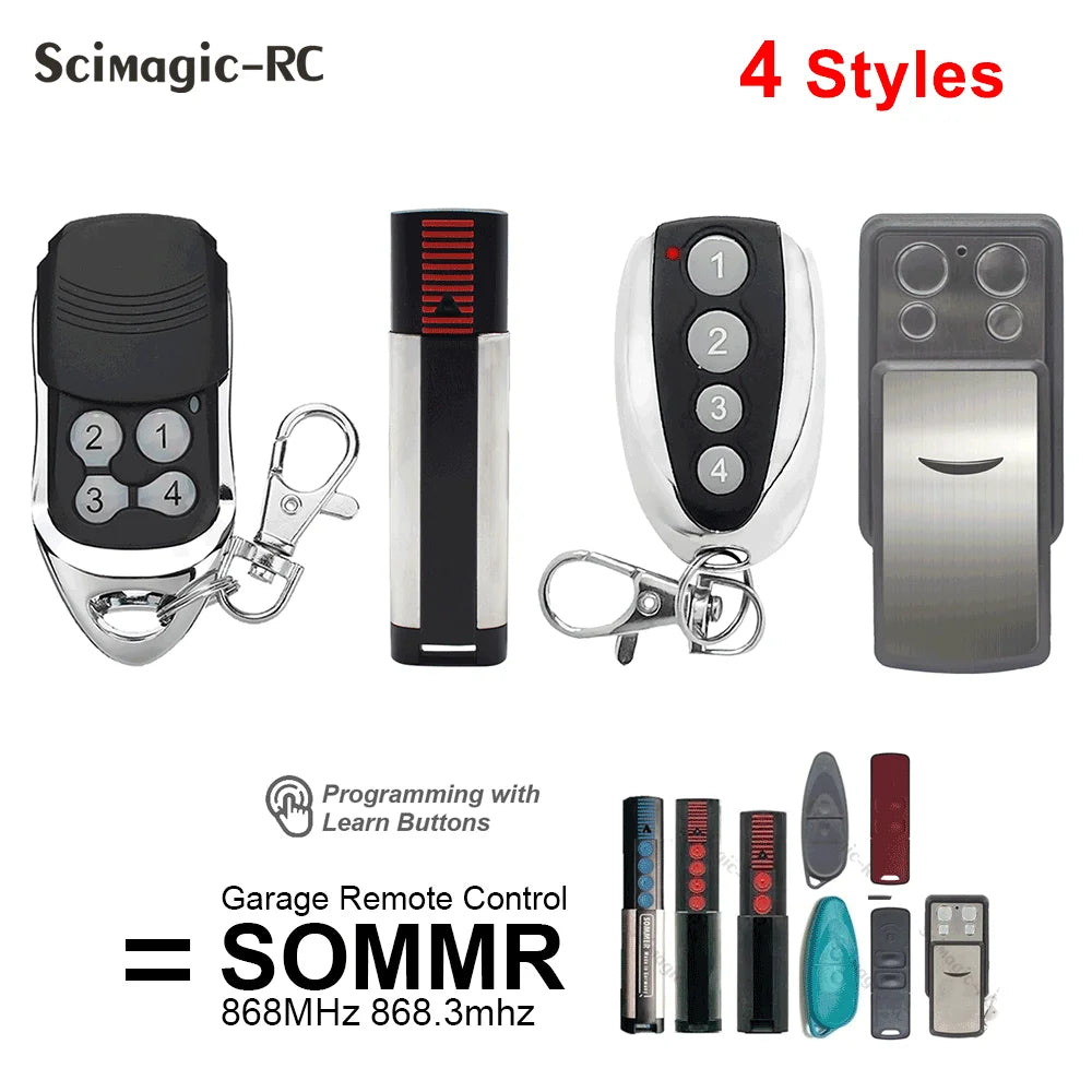 SOMMER 4020 4026 TX03 868-4 Garage door remote control 868MHz Rolling Code 4 buttons Hand Transmitter Top Quality New