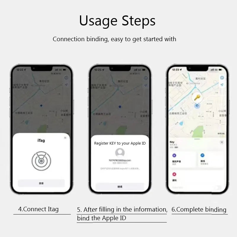 Mini Tracking Device For Apple Find My Key Smart iTag Child Finder Pet Car GPS Lost Tracker Smart Bluetooth Tracker IOS System