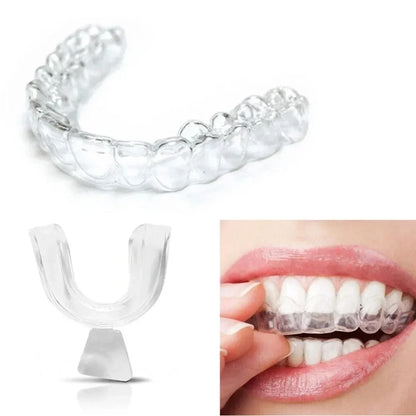 2/4 Mouthguard EVA Teeth Protector Mouthguard is suitable for nighttime teeth grinding anti-snoring whitening boxing protection