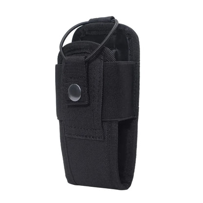 Bolsa táctica Molle 1000D para radio walkie-talkie, riñonera, bolsillo, funda portátil para interfono, bolsa de transporte para caza y acampada