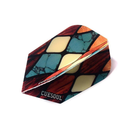 CUESOUL 9pcs Dart Flights Dart Tails Wings