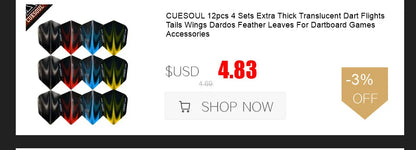 CUESOUL 9pcs Dart Flights Dart Tails Wings