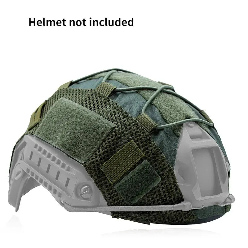 1 funda para casco FAST para casco Fast MH PJ BJ, funda para casco de paintball Airsoft, accesorios, red para ciclismo