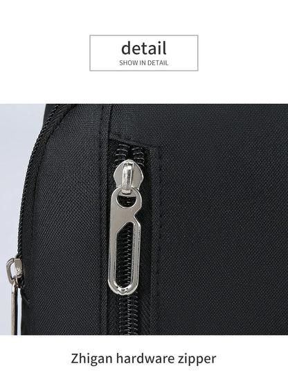 Nylon Chest Bag For Men Multifunctional Casual Fashion Trend Shoulder Bag For Outdoor Sports Versatile Crossbody Bag