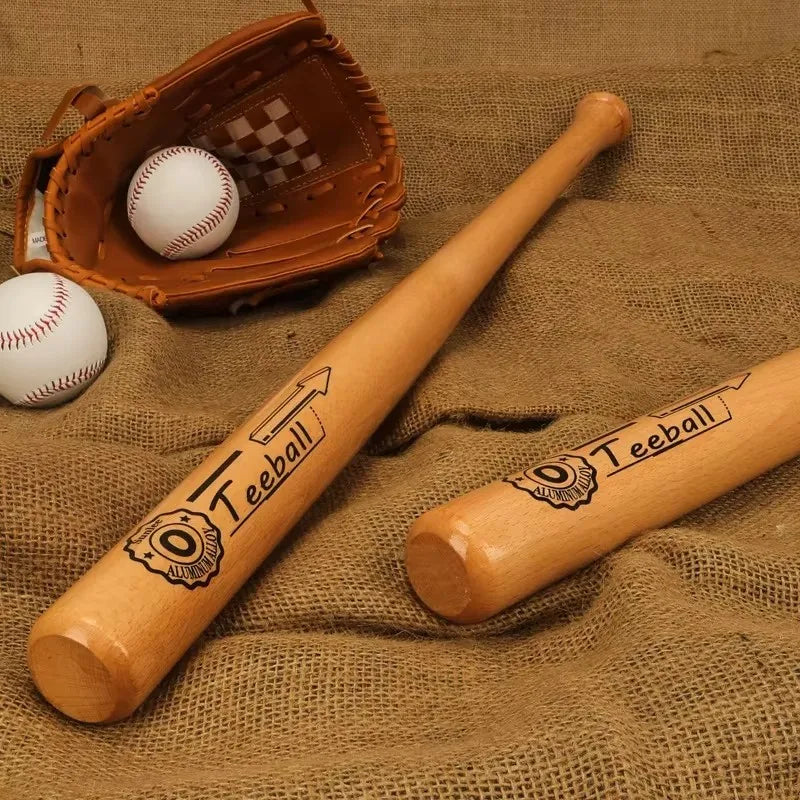 Bate de béisbol de madera maciza de 21 a 29 pulgadas, bate de béisbol profesional de madera dura para entrenamiento deportivo, defensa personal, defensa personal y del automóvil