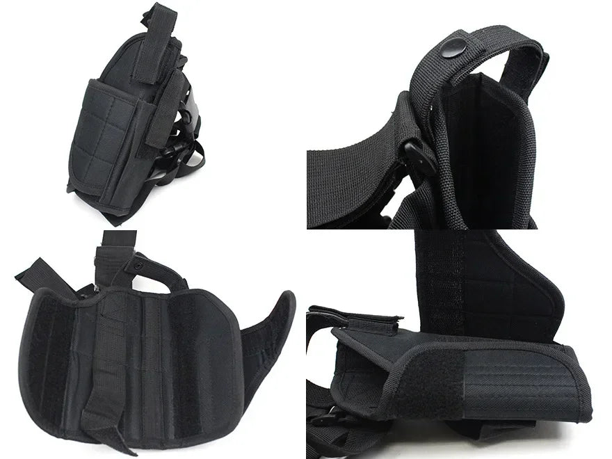 Universal Left Right Hand Gun Holster Tactical Tornado Drop Leg Thigh Holsters Hunting Military Airsoft Glock Handgun Holder Bag