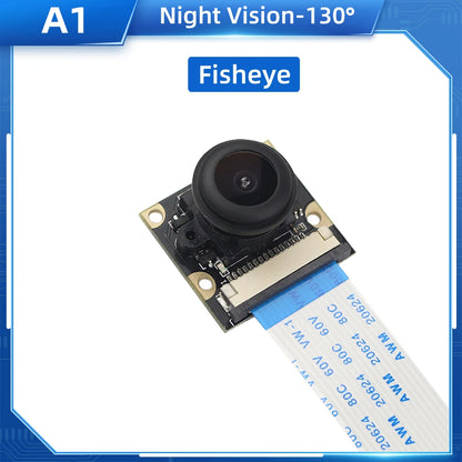 Raspberry Pi 4 Camera 5MP Night Vision 1080P Optional Wide Angle Fisheye IR-CUT Camera FF AF for Raspberry Pi 4B 3B+ 3B Zero