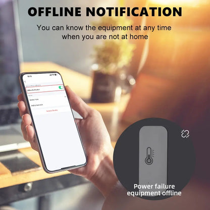 Termómetro e higrómetro inteligente con aplicación de temperatura y humedad Tuya WiFi o ZigBee, funciona con Alexa y Google Home