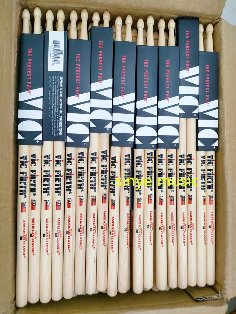 Original Professional DrumSticks 5A American Hickory 5B Drum sticks 7A Musical Instruments Drum Sticks One Pair