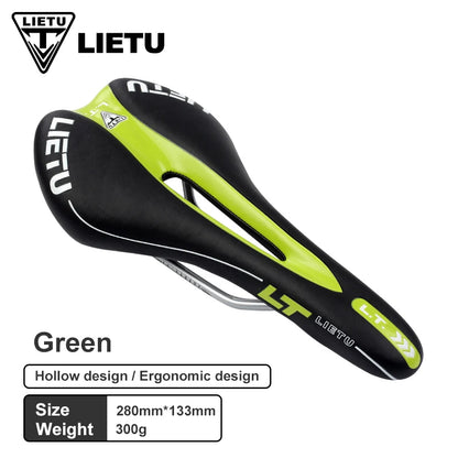 LIETU Bicycle Saddle MTB Road Bike Cycling Silicone Skid-proof Saddle Seat Silica Gel Cushion Seat Leather Front Seat Mat