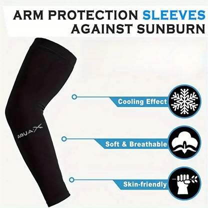 3 Pair of Breathable Sun Protection Sleeves - Breathable & UV Protective Gear for Sports, Driving, & Outdoor Adventures