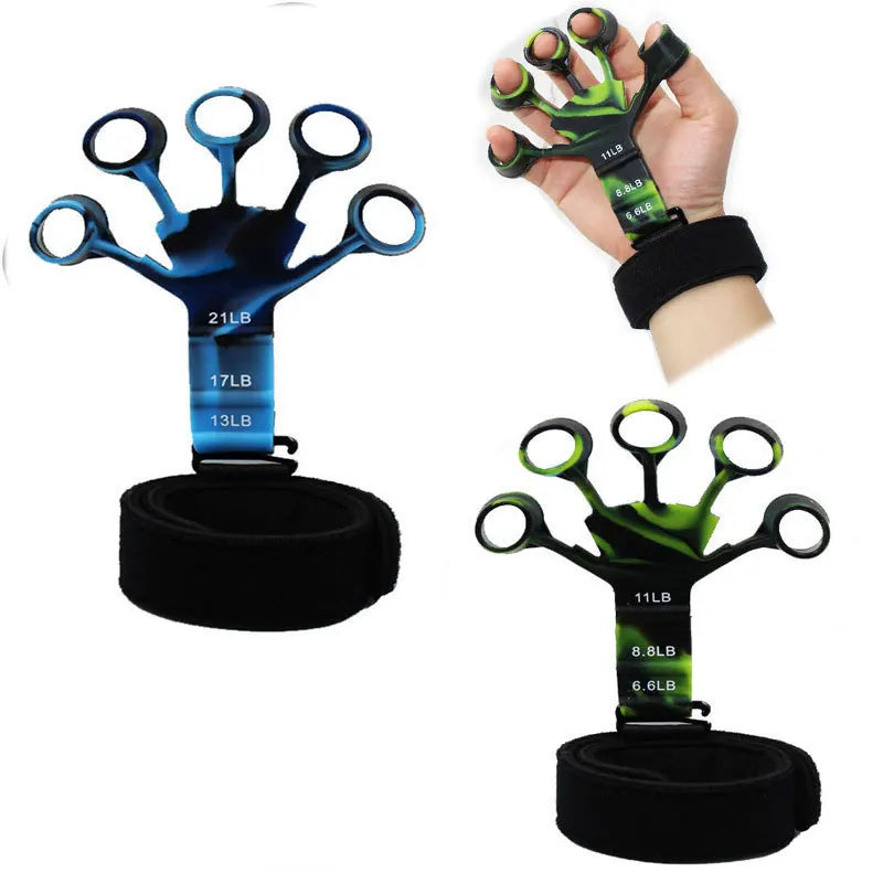 Finger Gripper Finger Exerciser Guitar Finger Exerciser 6 Resistant Levels Recovery Physical Tools Hand Strengthener For Patient