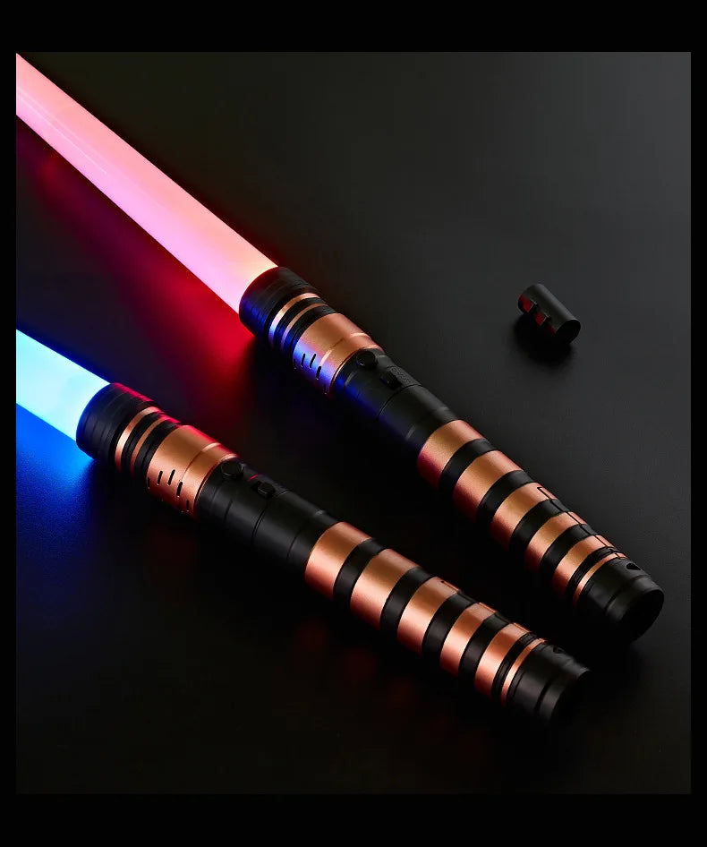 REikirc 75cm RGB  Lightsaber 2 in 1 7 colors Light Saber for 3+ Kids Laser Sword Toy Party Glow Swords