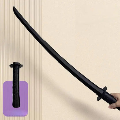 1pc 3d Printing Retractable Plastic Samurai Sword, Cos Samurai Model Toy, Decompress The Gravity Swinging Knife