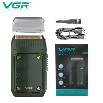 VGR 353 Single-blade Pro Electric Rechargeable Foil shaver for men Portable razor