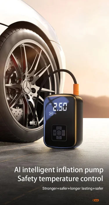 LEIBOO Bomba de aire eléctrica con cable/inalámbrica Compresor de aire para automóvil Bomba infladora de neumáticos para motocicleta Bicicleta Barco AUTO Bolas para neumáticos