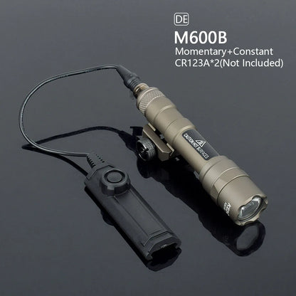 Tactical Surefire M600 M600B M600C Weapon Gun light Lanterna Rifle Flashlight Pistol Scout Light Torch Hunting Pictinny Rail