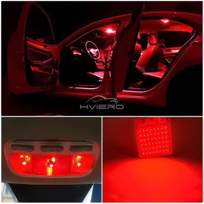 White Red T10 W5w Cob 24SMD 36SMD 48SMD Car Led Clearance License Panel Lamping Auto Interior Reading Bulbs Trunk Festoon Light