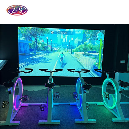 Fitness Sports Indoor Outdoor Racing Game AR Interactive Dynamic Bike Projection