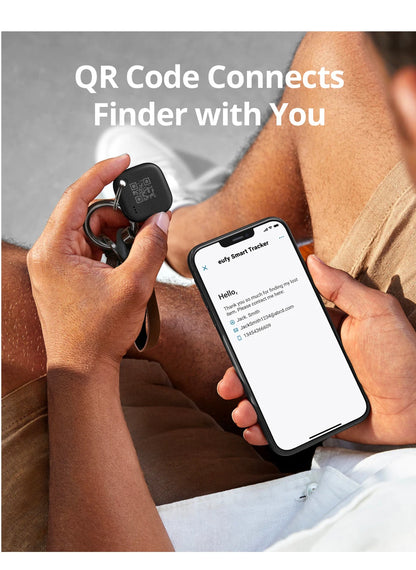 eufy Security SmartTrack Link Works With Apple Find My Key Finder Bluetooth Tracker Tag For Earbuds & Luggage Phone Finder IOS