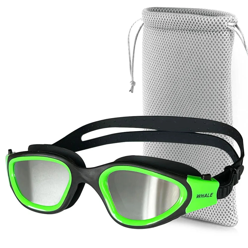 Gafas de natación profesionales antivaho para adultos, con protección UV, para hombres y mujeres, de silicona, ajustables e impermeables, para nadar en la piscina