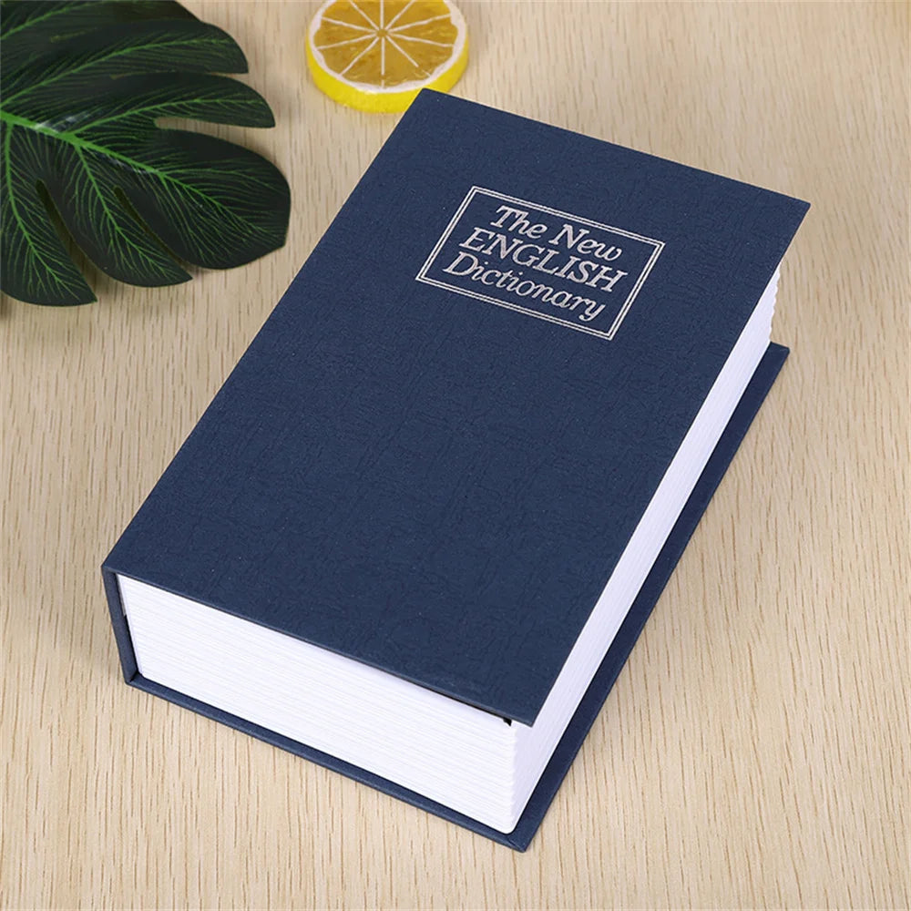 Mini Book Dictionary Safe Security Key Box Locker Money Hidden Key Safe Box Cash Bill Money Coin Storage Jewellery Lock Box Gift