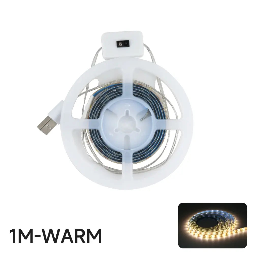 Tira de luces LED de neón con sensor táctil, 5 V, regulable por USB, cinta flexible de silicona para dormitorio, luz de fondo, decoración DIY