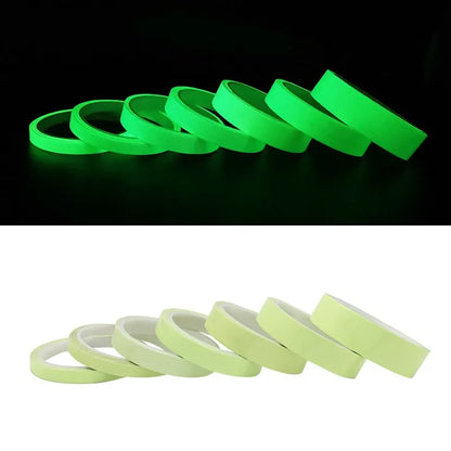 Luminous Tape 3m/5m Glow in The Dark Sticker Self-Adhesive Photoluminescent Tape Night Vision Safety Warning Security Stage Home