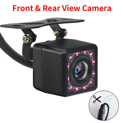 Hippcron Car Rear View Camera 4 LED Night Vision Reversing Auto Parking Monitor CCD Waterproof 170 Degree HD Video