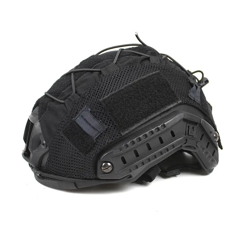 1 funda para casco FAST para casco Fast MH PJ BJ, funda para casco de paintball Airsoft, accesorios, red para ciclismo