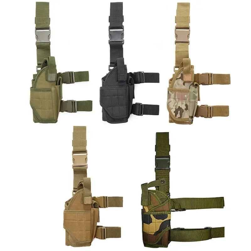 Universal Left Right Hand Gun Holster Tactical Tornado Drop Leg Thigh Holsters Hunting Military Airsoft Glock Handgun Holder Bag