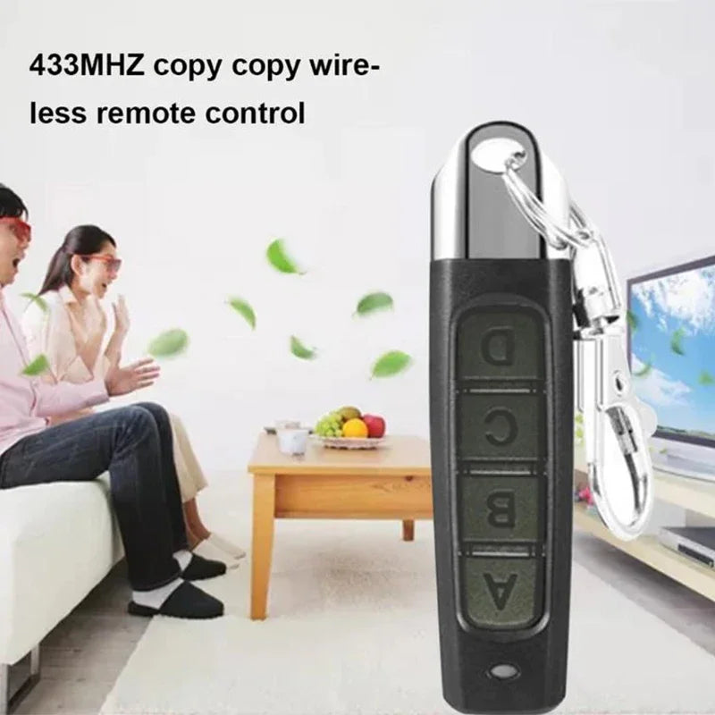 433MHZ Copy Remote Control Auto 4 Channe Code Garage Gate Door Opener Remote Control Duplicator Cloning Code Car Key