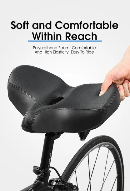 WEST BIKING Ergonomic Bicycle Saddle Long Distance Cycling Widen Thicken Cushion MTB Touring Bike Saddle Comfortable E-Bike Seat