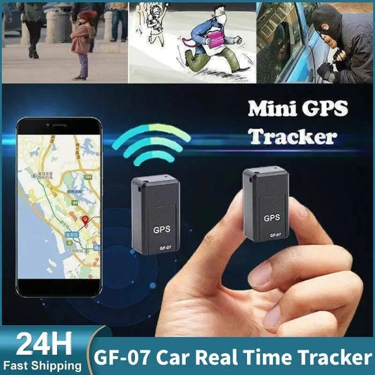 Localizador GPS GF-07 localizador compacto preciso y cómodo para vehículos automóviles, fácil instalación, posicionamiento preciso a distancia, móvil p