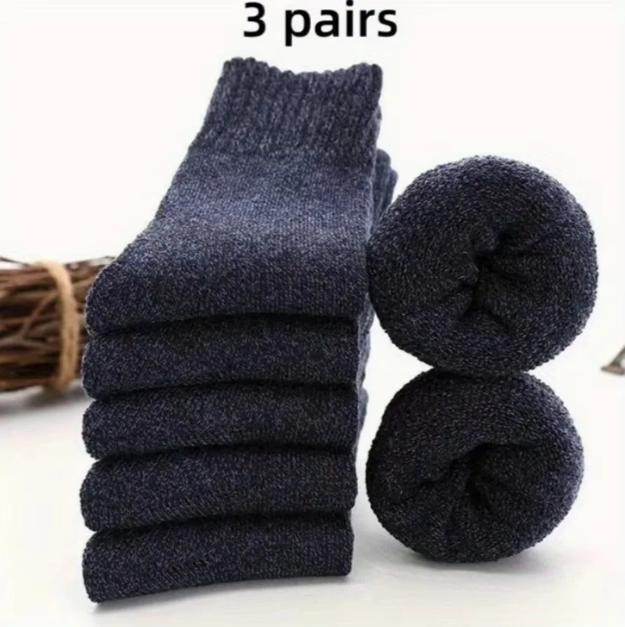 5 Pairs Of Men's Socks, Autumn And Winter Vintage Fun Fashion Athletic Socks, Sports Trend Socks