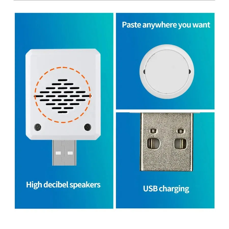 Wireless Doorbell for Home Outdoor USB Door Bell DC 5V RF433 MHz Pairing Remote Control 30 Ringtongs Volume Adjust Bed Care Call