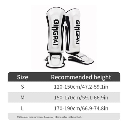 Kickboxing Boxing Shin Guard Pads Muay Thai Martial Arts Sanda Wushu Leg Protector Taekwondo Ankle Guards