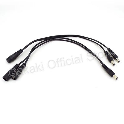 Female to Male Way Connector DC Plug Power Splitter Cable for CCTV LED Strip Light Power Supply Adapter 5.5mm*2.1mm