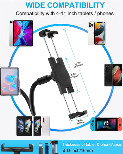 Flexible Long Arm Tablet Stand Holder for Bed Desk 5-11’’ Phone Tablet Support for Xiaomi Huawei Samsung Teclast IPad Tab Stand